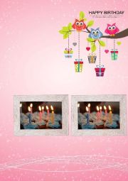 生日相册-2图-木框