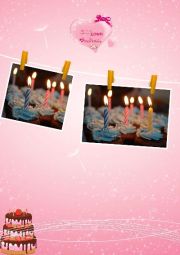 生日相册-2图-线挂2